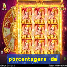 porcentagens de jogos pagantes